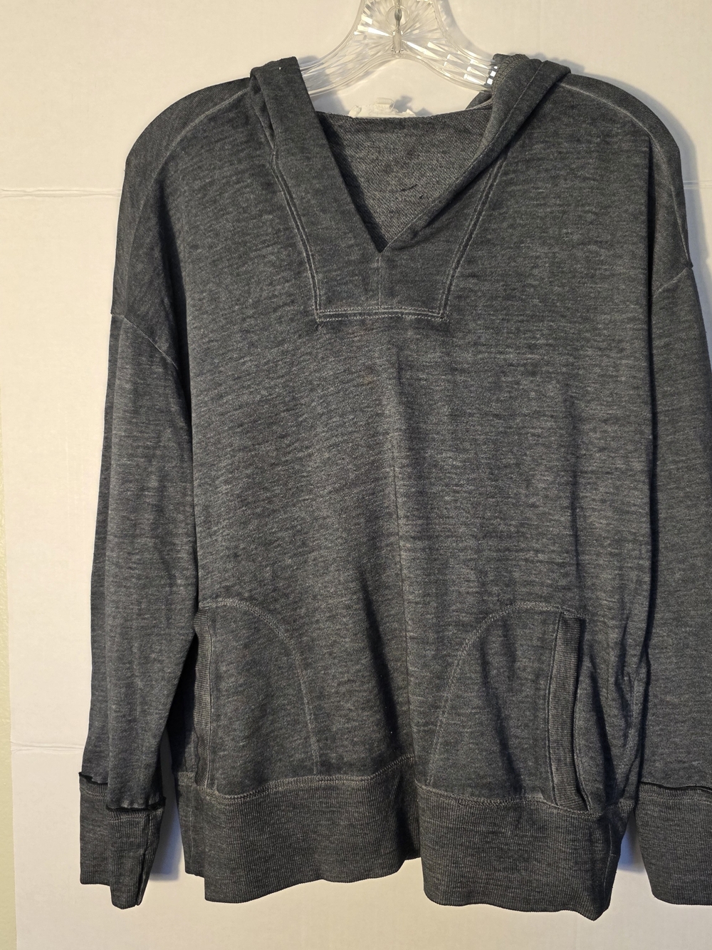 Splendid Heather Gray French Terry Pullover Hoodie